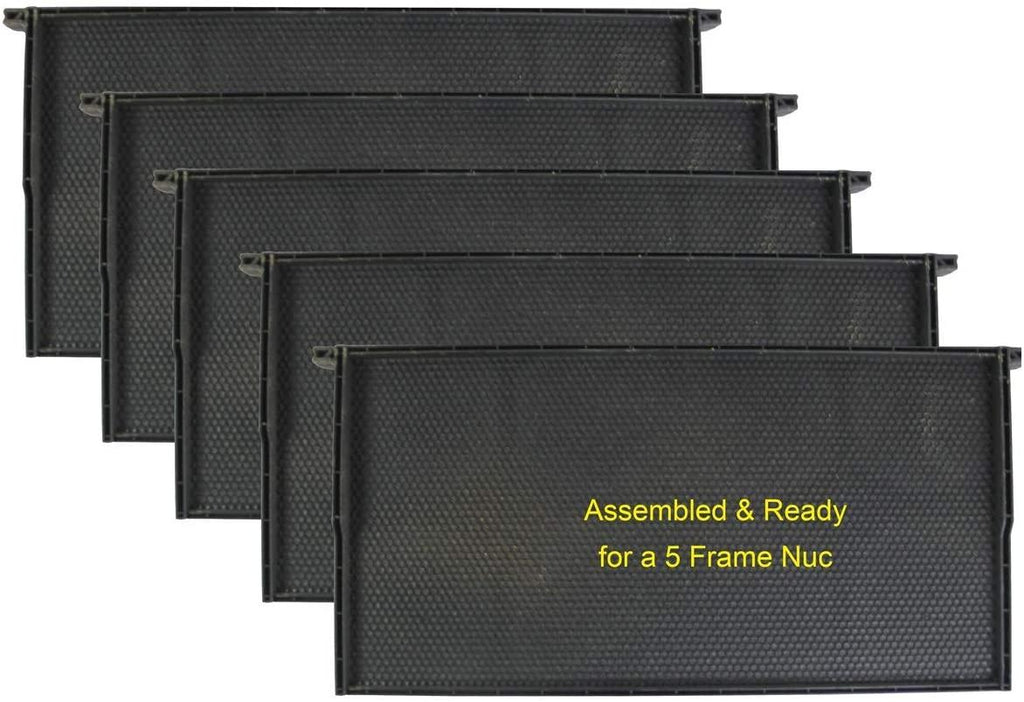 hoover hives 10 frame langstroth beehive dipped in 100% beeswax starter kit (1 deep box &amp; accessories)