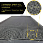 hoover hives 10 frame langstroth beehive dipped in 100% beeswax starter kit (1 deep box &amp; accessories)