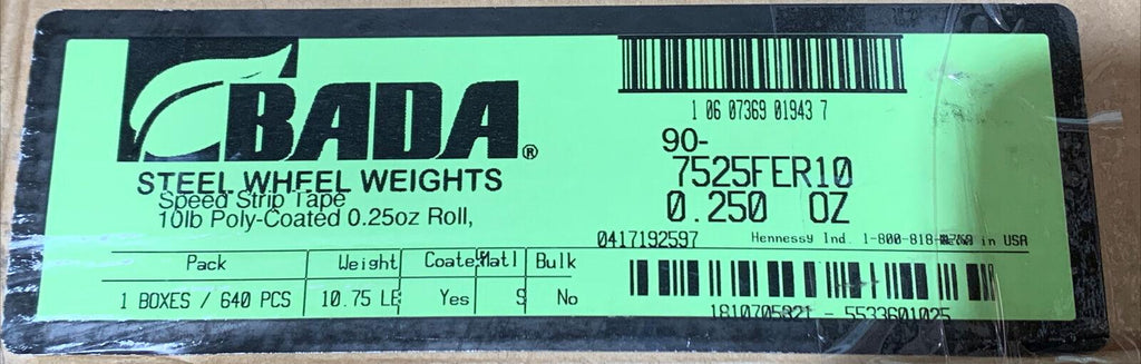 BADA Steel Wheel Weights 10lb 640pcs