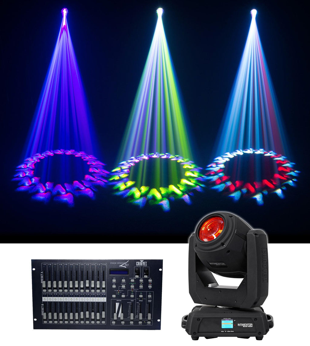 Chauvet DJ Intimidator Beam 140SR Moving Head Beam Club/StaLight+Controller