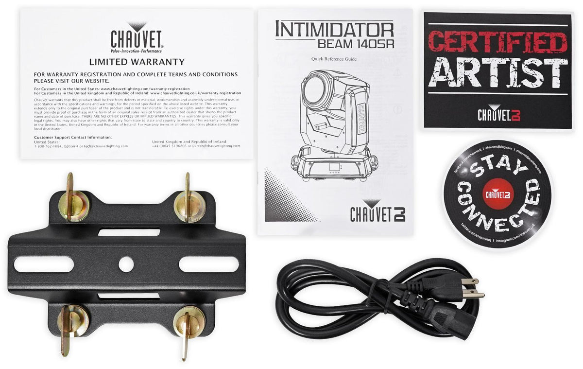 Chauvet DJ Intimidator Beam 140SR Moving Head Beam Club/StaLight+Controller