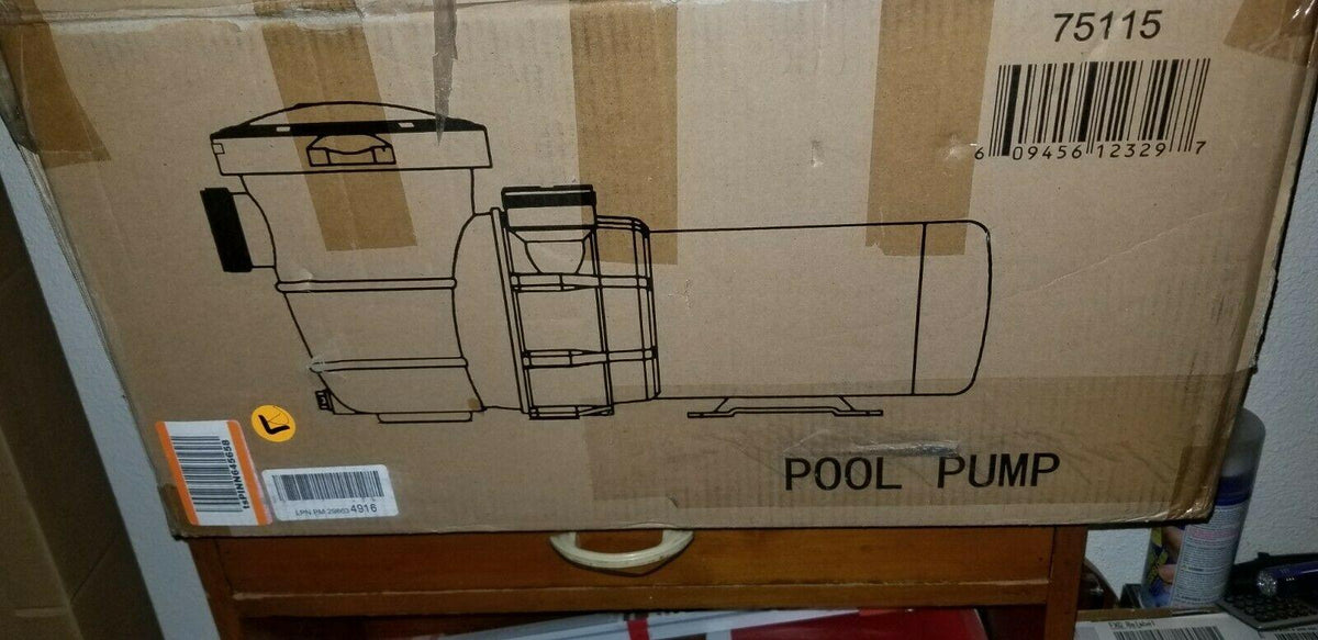 xtremepower us 1.5 hp  2-speed swimming pool pump and spa pump mod. 75115
