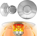 Xintong -Directional Heat Reflector Outdoor Gas Heat Shield Accessories Aluminum Deck Home Garden Heer Heat Insulation Directional Reflection Heat Cover