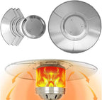 Xintong -Directional Heat Reflector Outdoor Gas Heat Shield Accessories Aluminum Deck Home Garden Heer Heat Insulation Directional Reflection Heat Cover