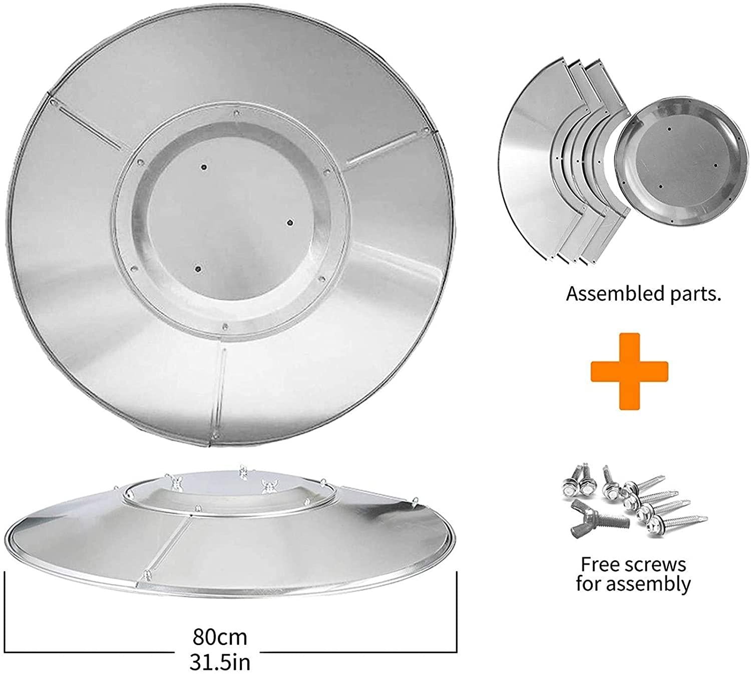 Xintong -Directional Heat Reflector Outdoor Gas Heat Shield Accessories Aluminum Deck Home Garden Heer Heat Insulation Directional Reflection Heat Cover