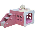 RUNWEI Villa Duplex Kennel Pet Double Room Pet Staircase Toy Pet Stairs