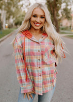plaid flannel hoodie
