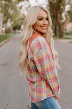 plaid flannel hoodie
