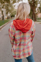 plaid flannel hoodie