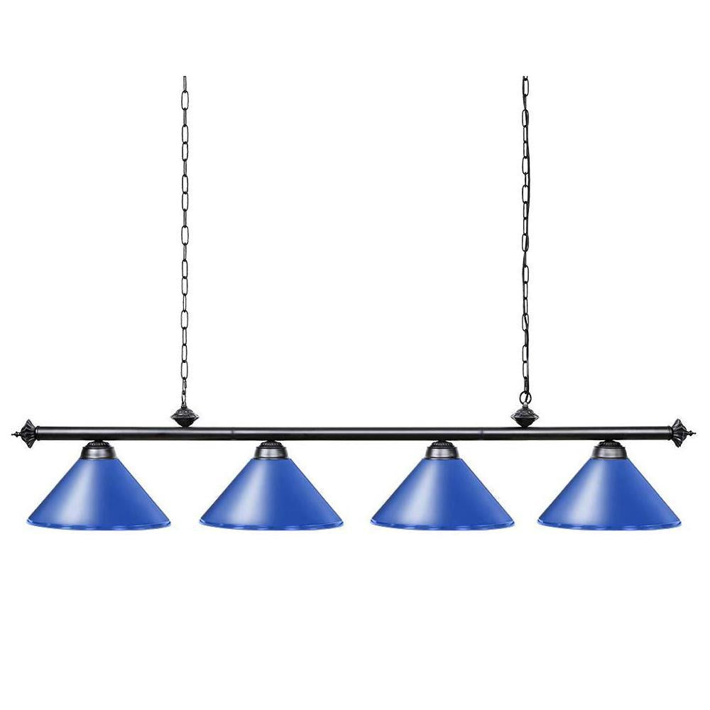 70 in. Pool Table Light, Snooker Light with 4 Metal Shades