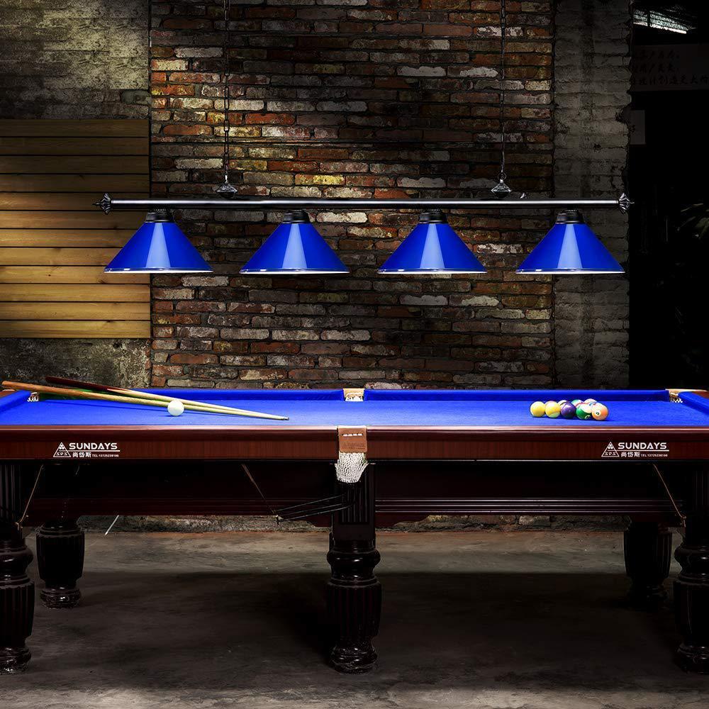 70 in. Pool Table Light, Snooker Light with 4 Metal Shades