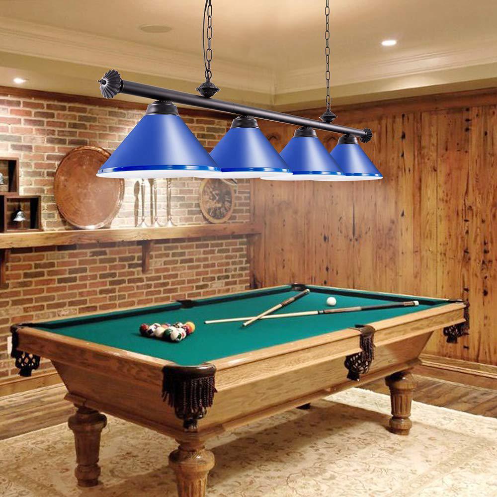 70 in. Pool Table Light, Snooker Light with 4 Metal Shades