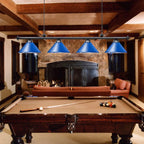 70 in. Pool Table Light, Snooker Light with 4 Metal Shades