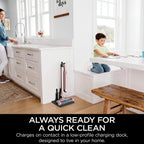 Shark WS632RGBRN WANDVAC System Ultra-Lightweight Powerful Cordless Stick Vacuum with Boost Mode, Charging Dock, Rose Gold