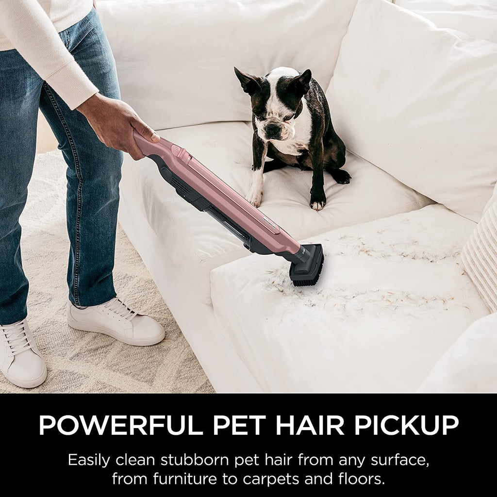 Shark WS632RGBRN WANDVAC System Ultra-Lightweight Powerful Cordless Stick Vacuum with Boost Mode, Charging Dock, Rose Gold