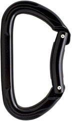 Fusion Climb Vapor Aluminum Bent Gate Modified D Carabiner 10-Pack , Black
