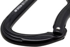 Fusion Climb Vapor Aluminum Bent Gate Modified D Carabiner 10-Pack , Black
