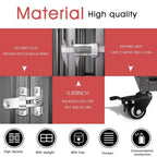 SMONTER Heavy Duty Dog Crate Strong Metal Pet Kennel Playpen with Two Prevent Escape Lock, LarDogs Cawith Wheels