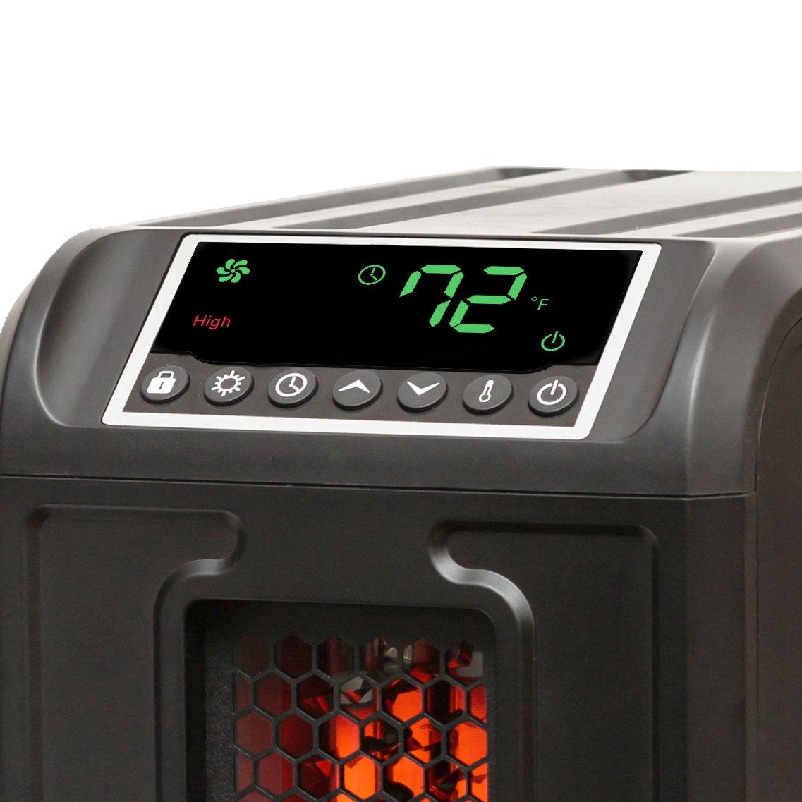Lifesmart 3 Element 1500W Quartz Infrared Electric Portable Room Space Heater