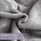Blanket Queen Size Dual Control, Heated Blanket with 1-12H Timer Auto-Off &amp; 10 Heating Levels, Fast Heating Blanket Machine Washable, Home Office Use ETL Certified, Grey (84x90)