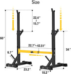 Squat Rack Stand,Barbell Rack,Bench Press Rack Stand Home Gym Adjustable Weight Rack 550Lbs