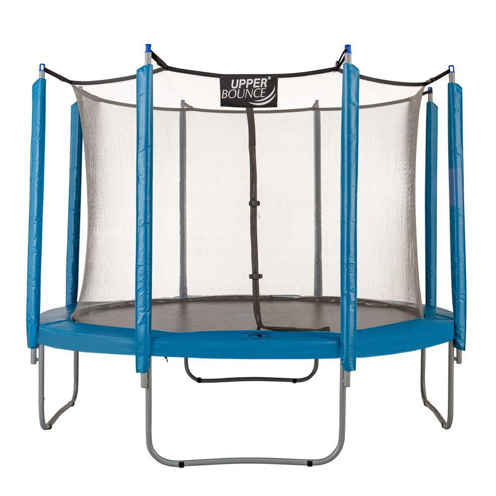 14 ft. Aquamarine Trampoline Appearance Replacement Round Safety Pad with 12-Pole Sve Protectors Set