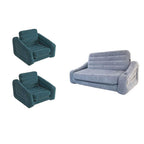 Inflatable Pull-Out Sofa Queen Air Mattress and Chair Bed Sper (2-Pack)