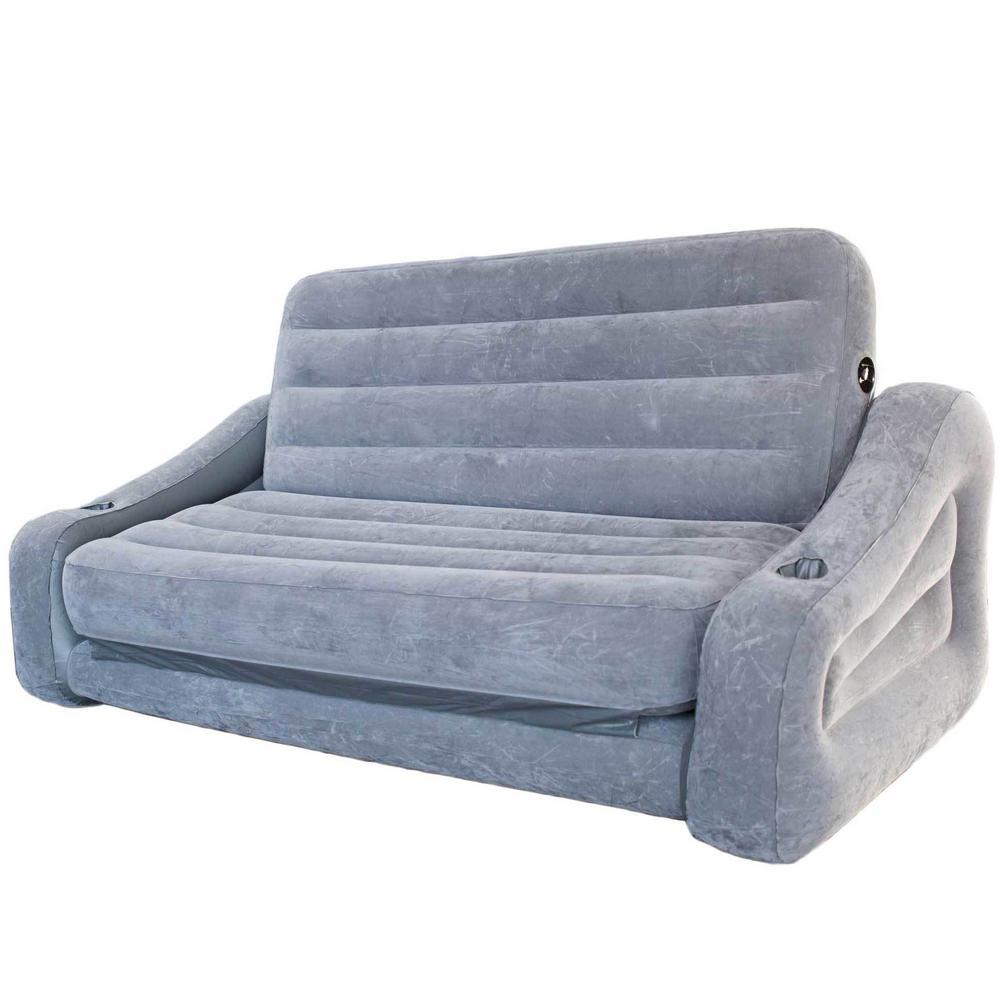 Inflatable Pull-Out Sofa Queen Air Mattress and Chair Bed Sper (2-Pack)
