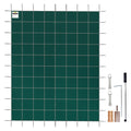 vevor swimming pool safety cover inground 18x38ft rectangle fitting16x36ft pool