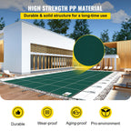 vevor swimming pool safety cover inground 18x38ft rectangle fitting16x36ft pool