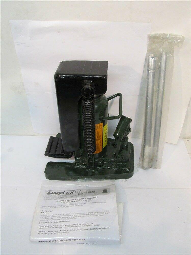 Simplex TJH5A, Heavy Duty Steel Toe Jack, 5 Ton Capacity, 4.75" Stroke