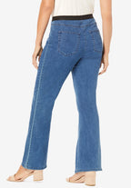 bootcut stretch denim jeggings