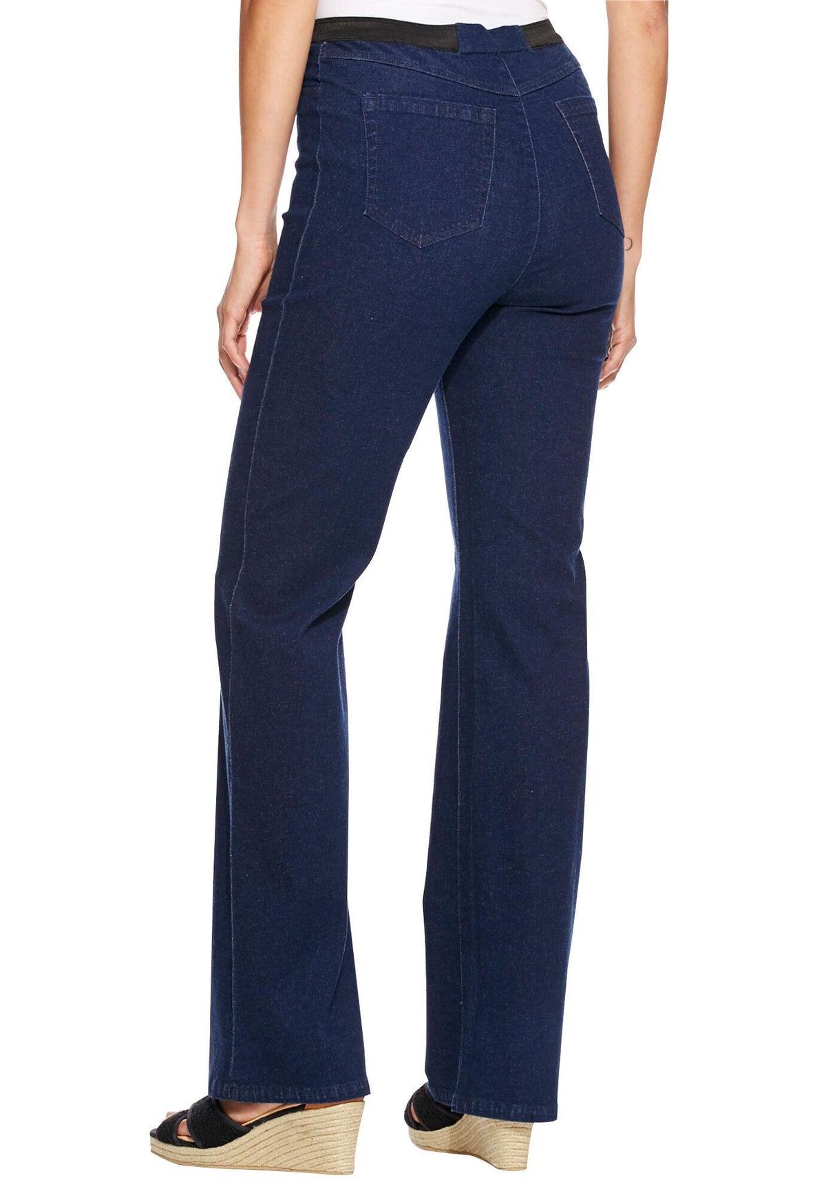 bootcut stretch denim jeggings