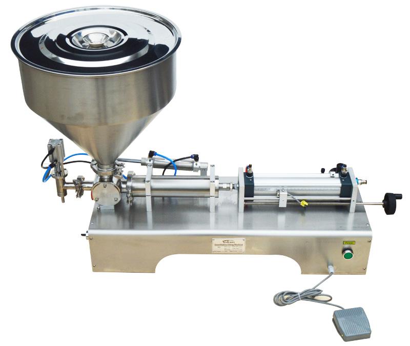 Pneumatic Paste Liquid Fill Filling Machine Piston Filler Bottle Seal Pack 10-300ml Honey Jam Lotion Filling