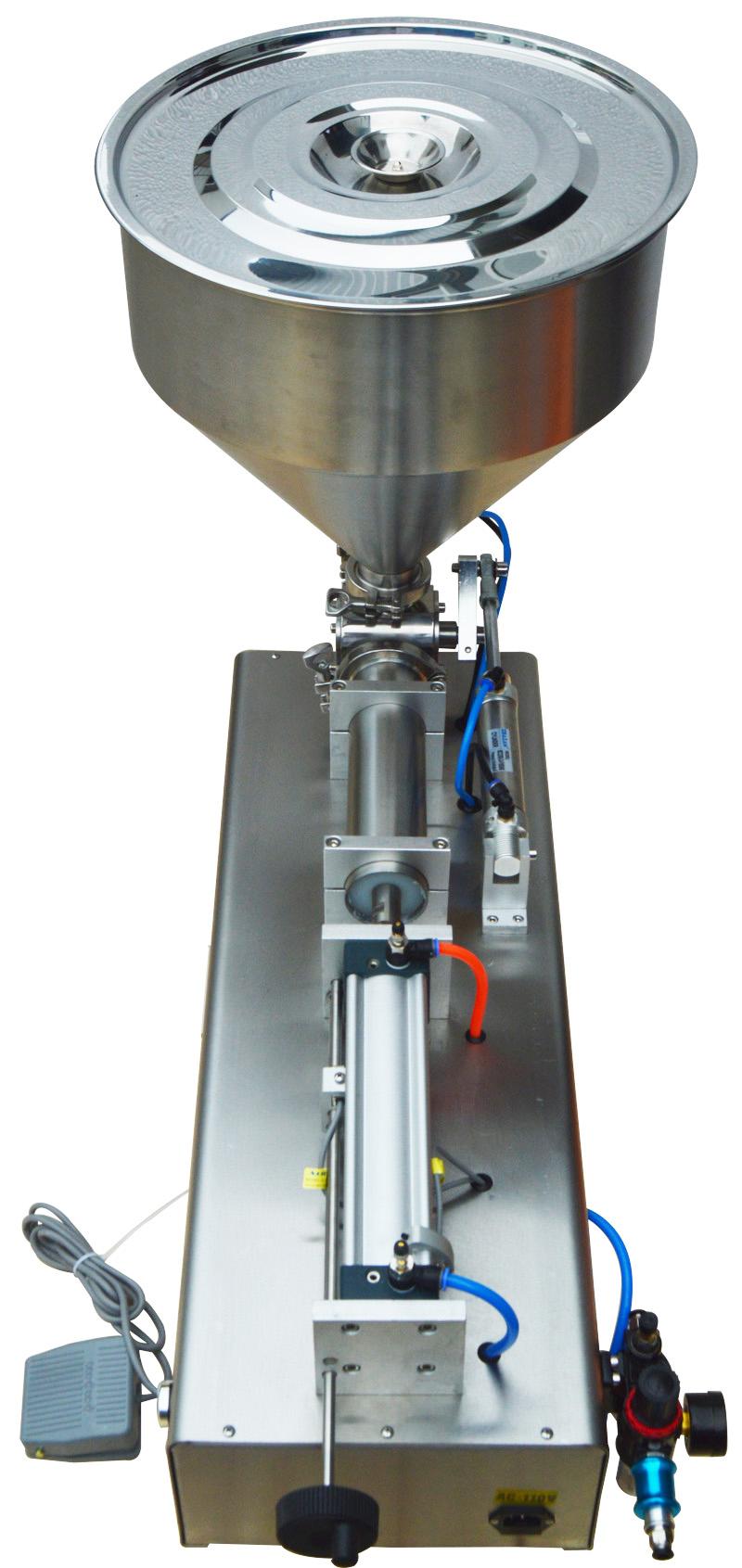 Pneumatic Paste Liquid Fill Filling Machine Piston Filler Bottle Seal Pack 10-300ml Honey Jam Lotion Filling