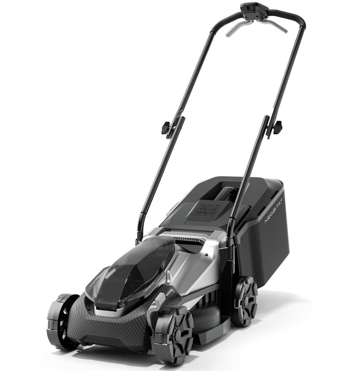 20V 14" Electric Lawn Mower, Brushless Cordless Lawn Mower with 2-in-1 Mulching &amp; Bagging, 5.0Ah Battery Lightweight Push Mower with 5-Position Height Adjustment for Small Yards