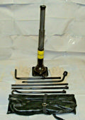 2007-2014 TOYOTA FJ CRUISE,4RUNNER SPARE TIRE BOTTLE JACK TOOLS & FACTORY CASE.