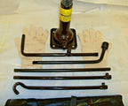 2007-2014 TOYOTA FJ CRUISE,4RUNNER SPARE TIRE BOTTLE JACK TOOLS & FACTORY CASE.