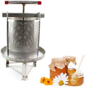 tfcfl universal household manual bee honey press presser wax machine for beekeeping agriculture vertical stripe silver (60cm/23.6'')
