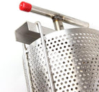 tfcfl universal household manual bee honey press presser wax machine for beekeeping agriculture vertical stripe silver (60cm/23.6'')