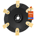 【Cut More Efficiently】 Blade Plate + 6 Replacement Blades Compatible with  Automower for 308,  R70Li R80Li (up to Year of Manufacture 2015) Series Robotic Lawn Mower