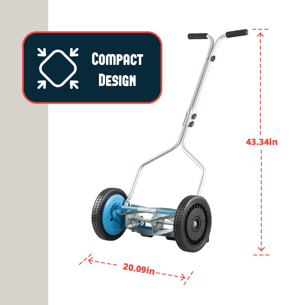 American Lawn Mower 1304-14SK2 14-Inch 5-Blade Reel Mower with Sharpener