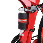 HOMBOM 26in Folding Mountain Bike s 21 Speed Bicycle Full Suspension MTB Bikes