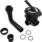 Astral Products, Inc. Multiport Valve, Astral, 2" Side-Mount, 6 Position