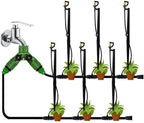 BBGS Automatic Micro Irrigation System, Plant Watering Irrigation Kit, Atomizing Nozzle Mister Dripper for Garden Flower Bed, Patio, Lawn, Greenhouse, Plants (Color : Style 3-30m)