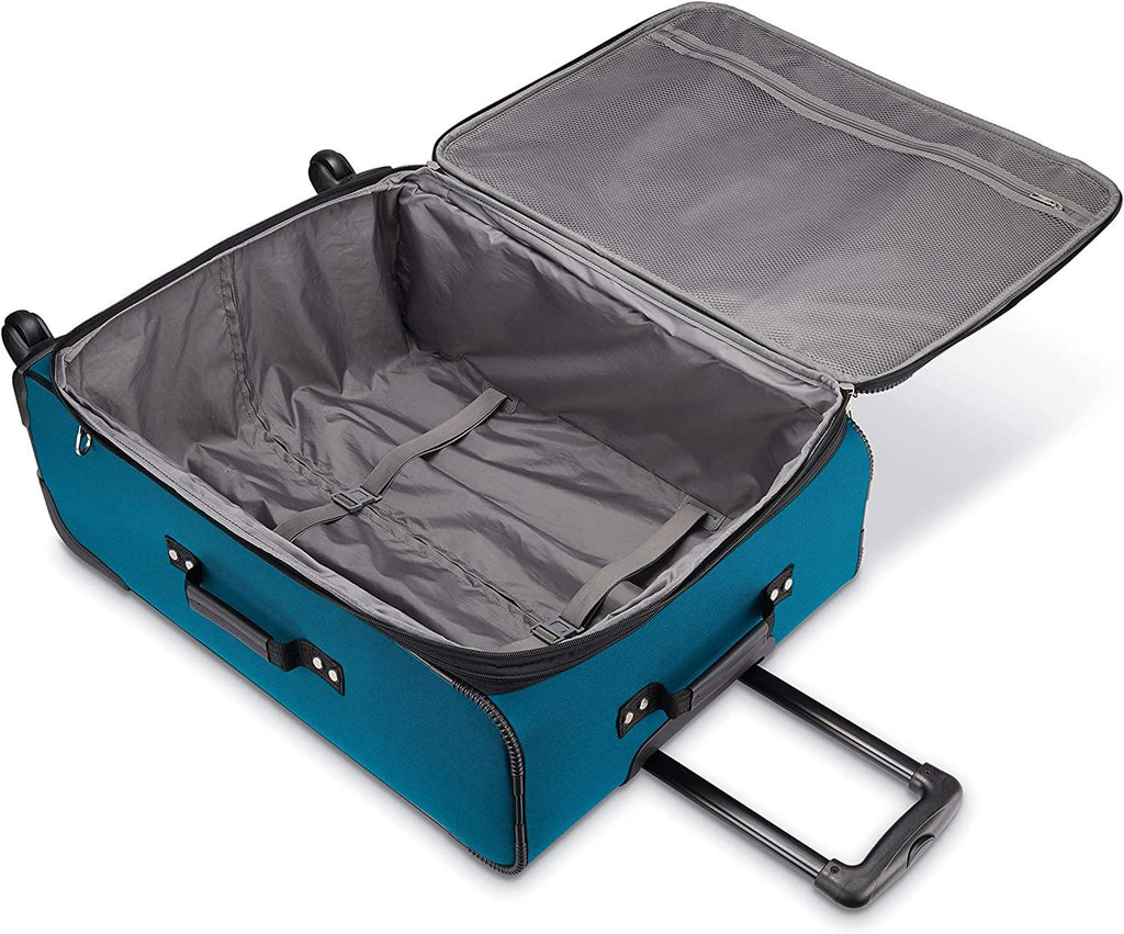 Pop Max Softside Luggage with Spinner Wheels, Teal, 3-Piece Set (21/25/29)