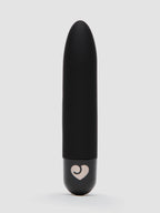 Lovehoney Mini Thrill Rechargeable Silicone Bullet Vibrator, Black | Black