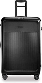 Sympatico Hardside Large Spinner Luggage, Matte Black, 30-Inch Checked