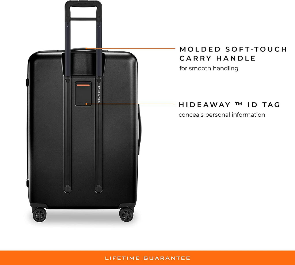Sympatico Hardside Large Spinner Luggage, Matte Black, 30-Inch Checked