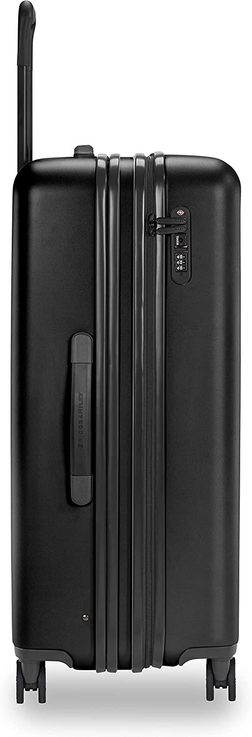 Sympatico Hardside Large Spinner Luggage, Matte Black, 30-Inch Checked